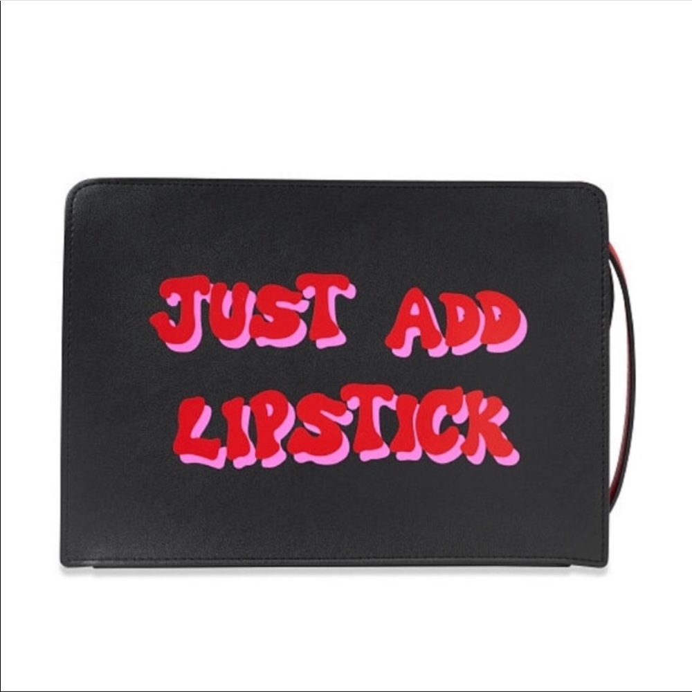 New Victoria’s Secret Makeup Bag Black Red Pink